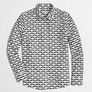 J. Crew Horse Print Button Down